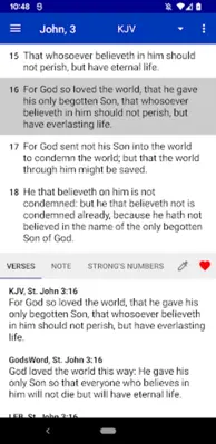 Bible (Offline, Multi-Version) android App screenshot 1