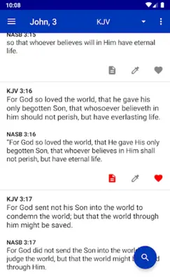 Bible (Offline, Multi-Version) android App screenshot 2